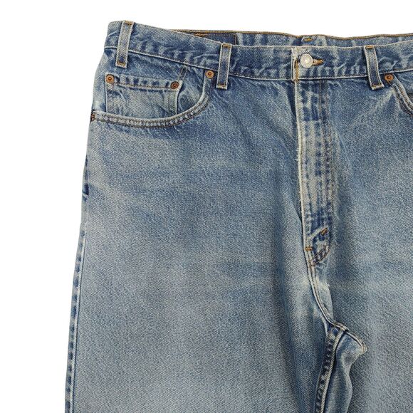 Vintage Levi's 550 Made In USA Relaxed Jeans 40x26 (Re-Hemmed) READ! - Picture 10 of 16